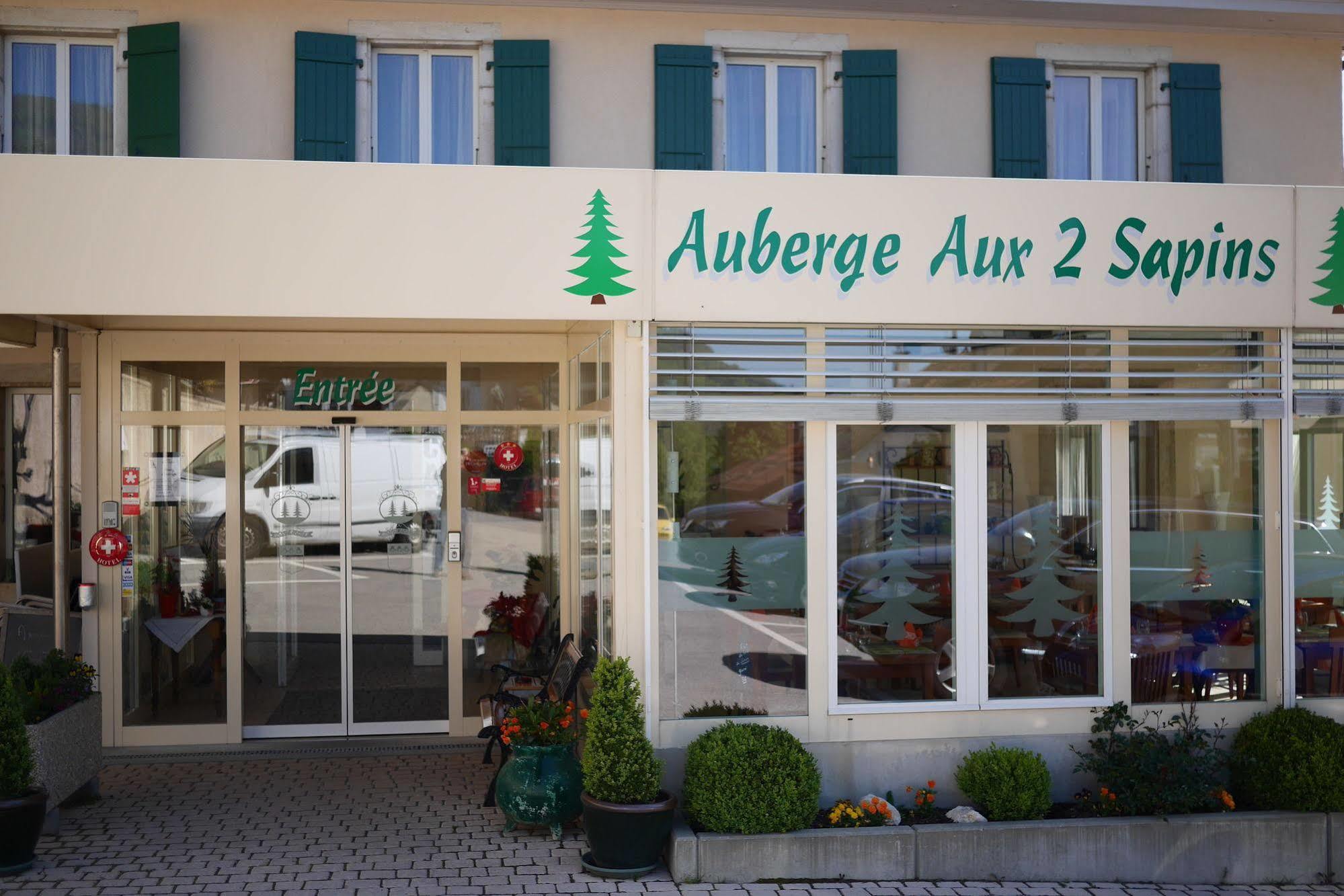 Auberge Aux Deux Sapins Montricher Bagian luar foto
