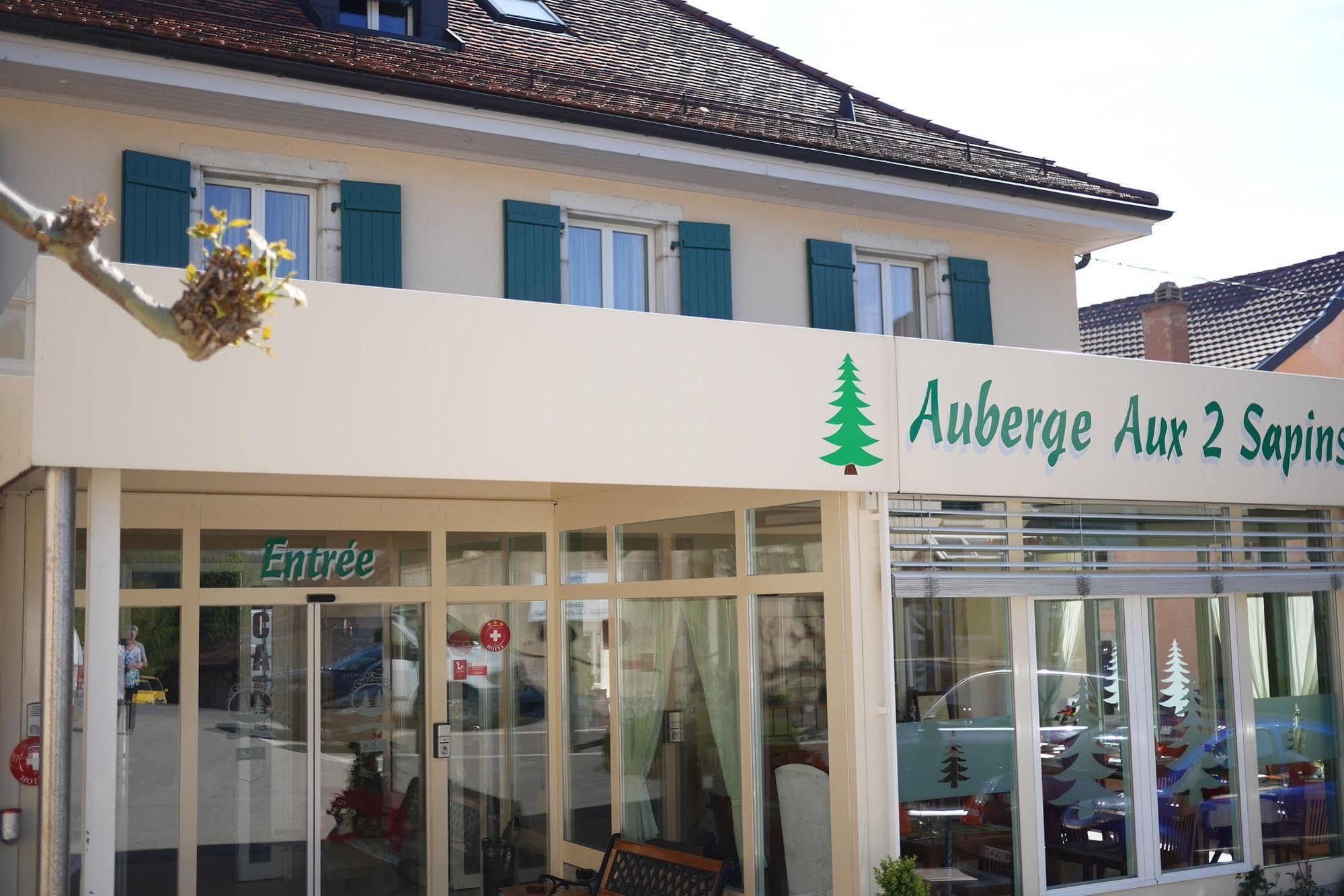 Auberge Aux Deux Sapins Montricher Bagian luar foto